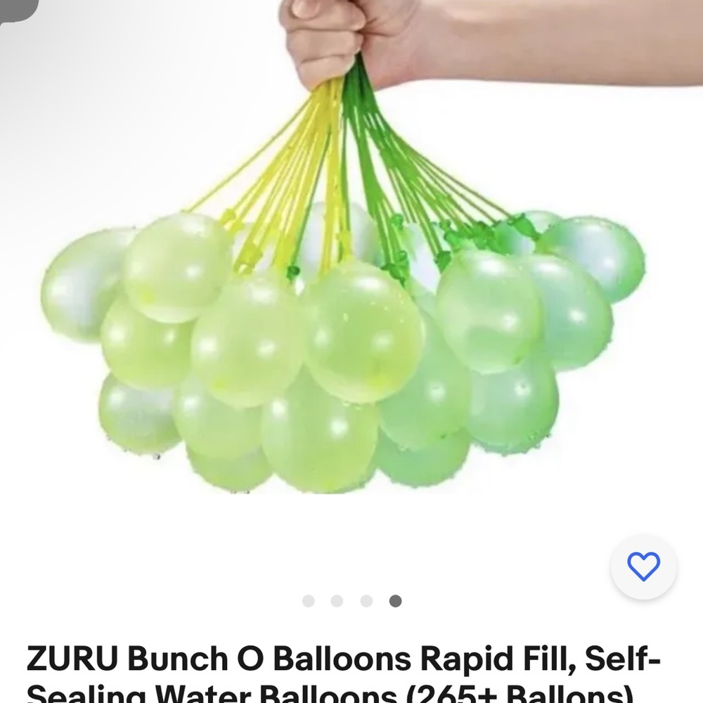 ZURU Bunch O Balloons Rapid Fill, Self-Sealing Water Balloons (265+ Ballons) NIB